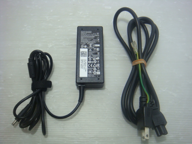 DELL AC ADAPTER 19.5V~3.34A 外径約4.5mm 内径約3.0mm Latitude 3301 3590 Inspiron 13 7000/ 14 5000/15 7000 Optiplex 3020M 7040対応_毎回同じ写真を使っております。