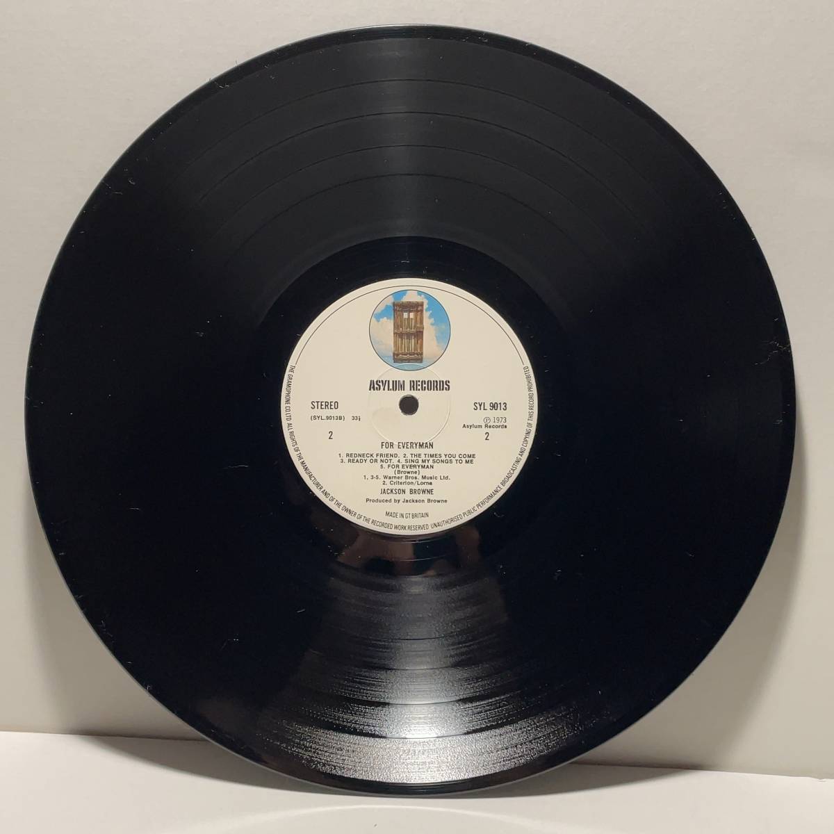 Vinyl レコード Jackson Browne For Everyman SYL 9013 UK PRESSING(1973) GRAMOPHONE RIM LABEL_画像7