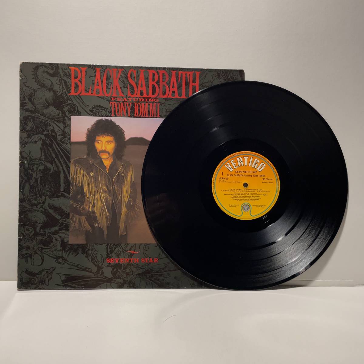 Vinyl レコード Black Sabbath / Tony Iommi Seventh Star VERH 29 UK PRESSING(1986)_画像1