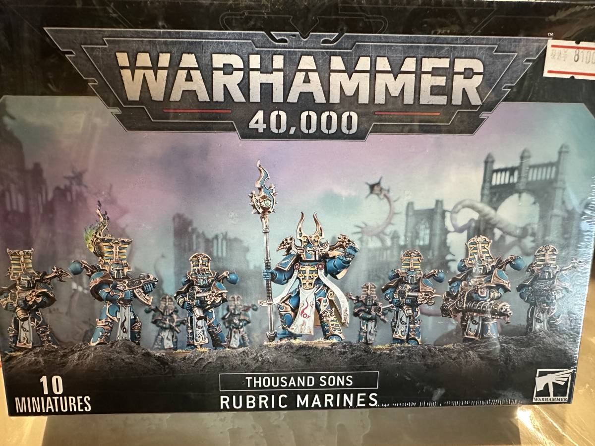 WARHAMMER 40000 THOUSAND SONS　RUBRIC　MARINES　新品未開封　1ヶ