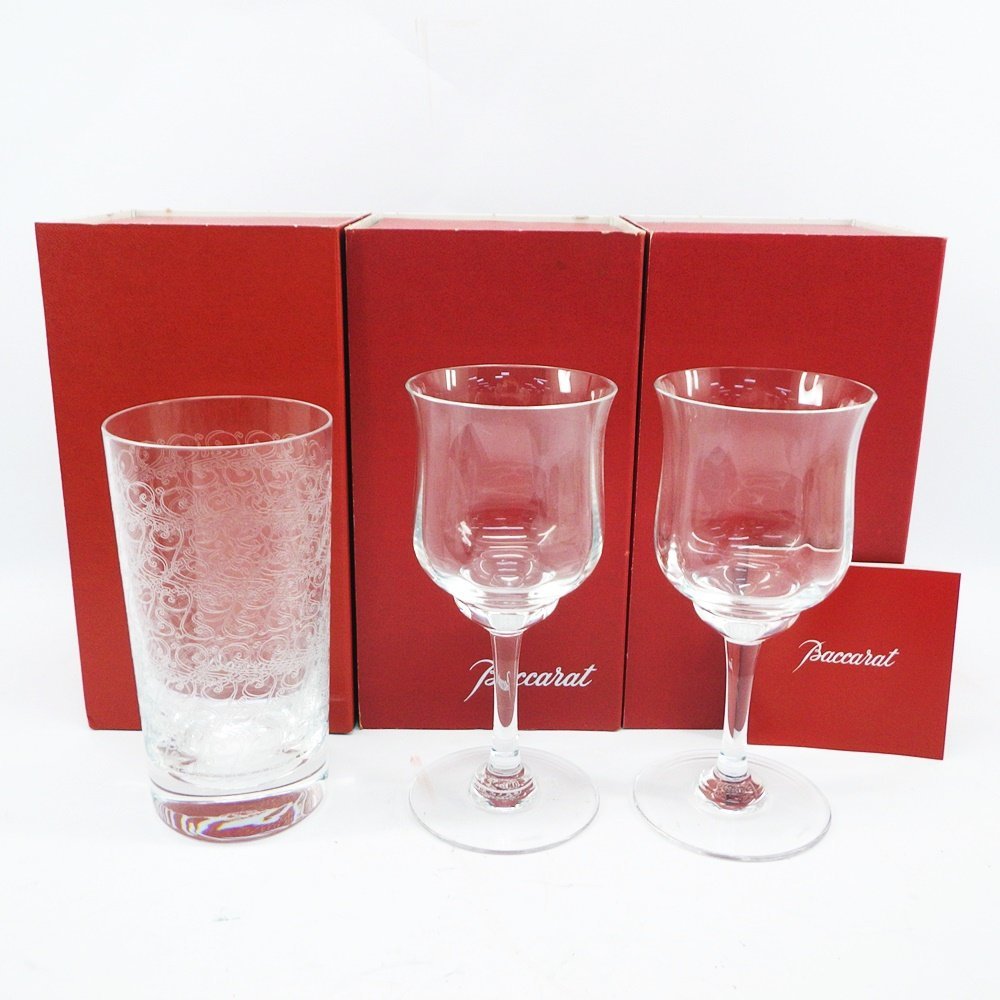 1円~ Baccarat バカラ ローハン タンブラー/カプリ ワイングラス 箱