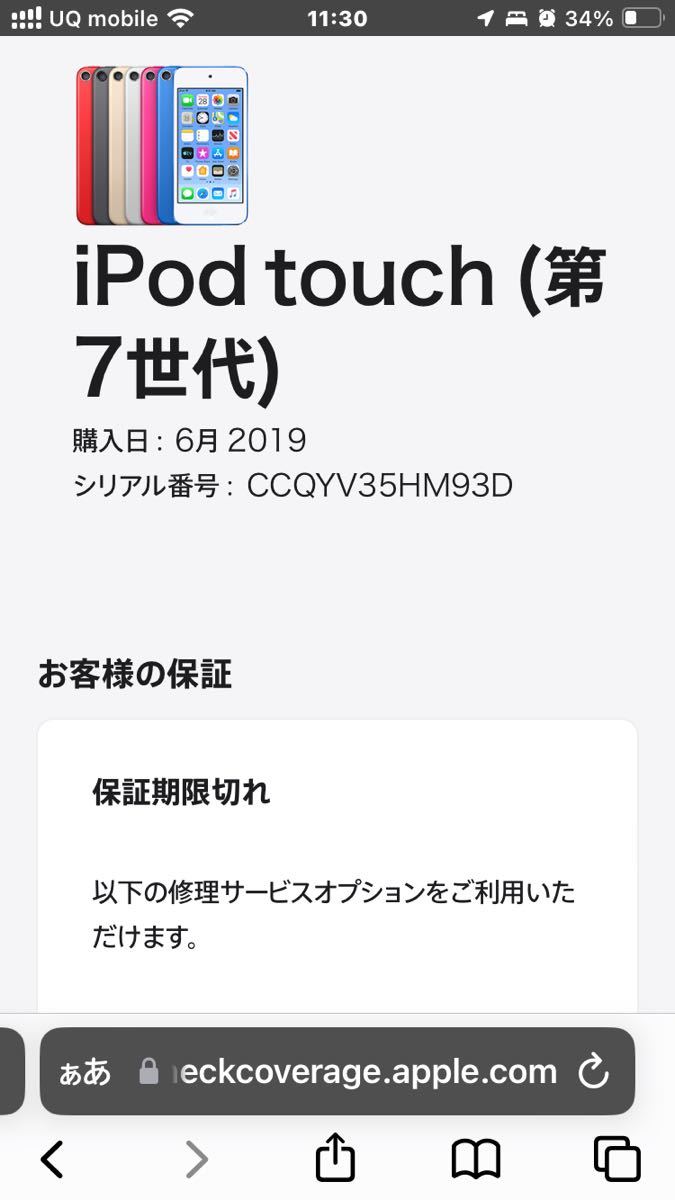 iPod touch 第7世代 32GB スペースグレイ _画像6
