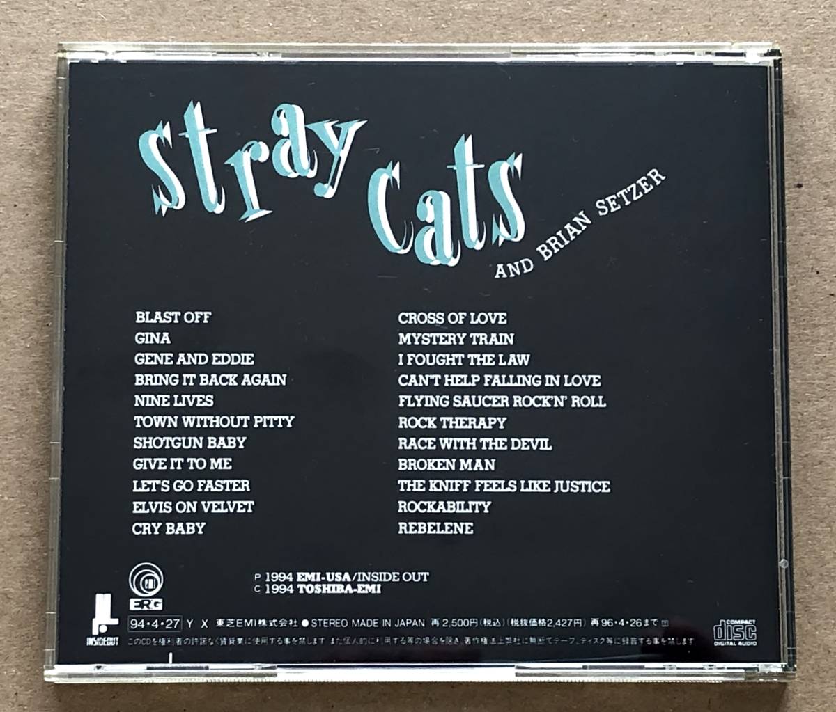 [CD] Stray Cats And Brian Setzer / New Best 国内盤 帯付 Japan Only Best ストレイ・キャッツ&ブライアン・セッツァー / ニュー・ベスト_画像10