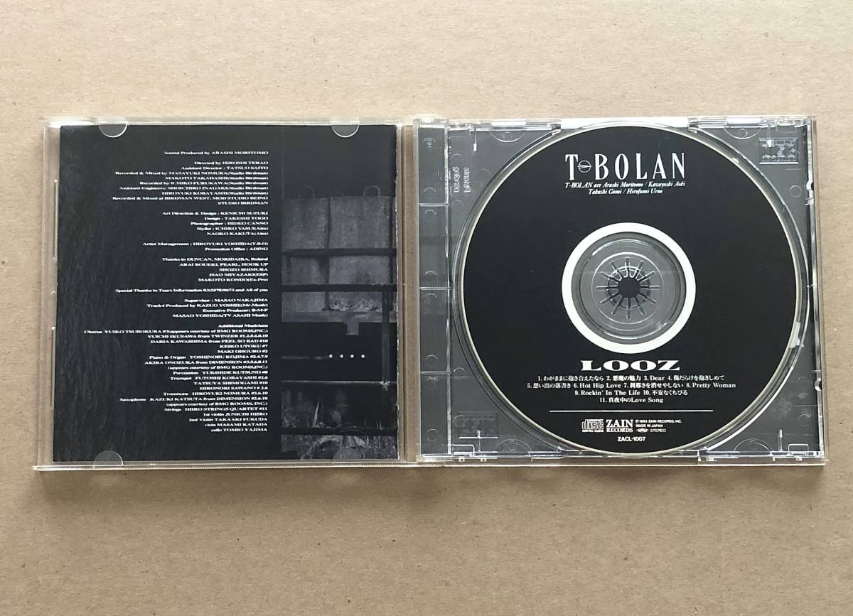 [CD] T-BOLAN / LOOZ　5thアルバム レコーディング・ノーツ付　「わがままに抱き合えたなら」「刹那さを消せやしない」収録_画像4