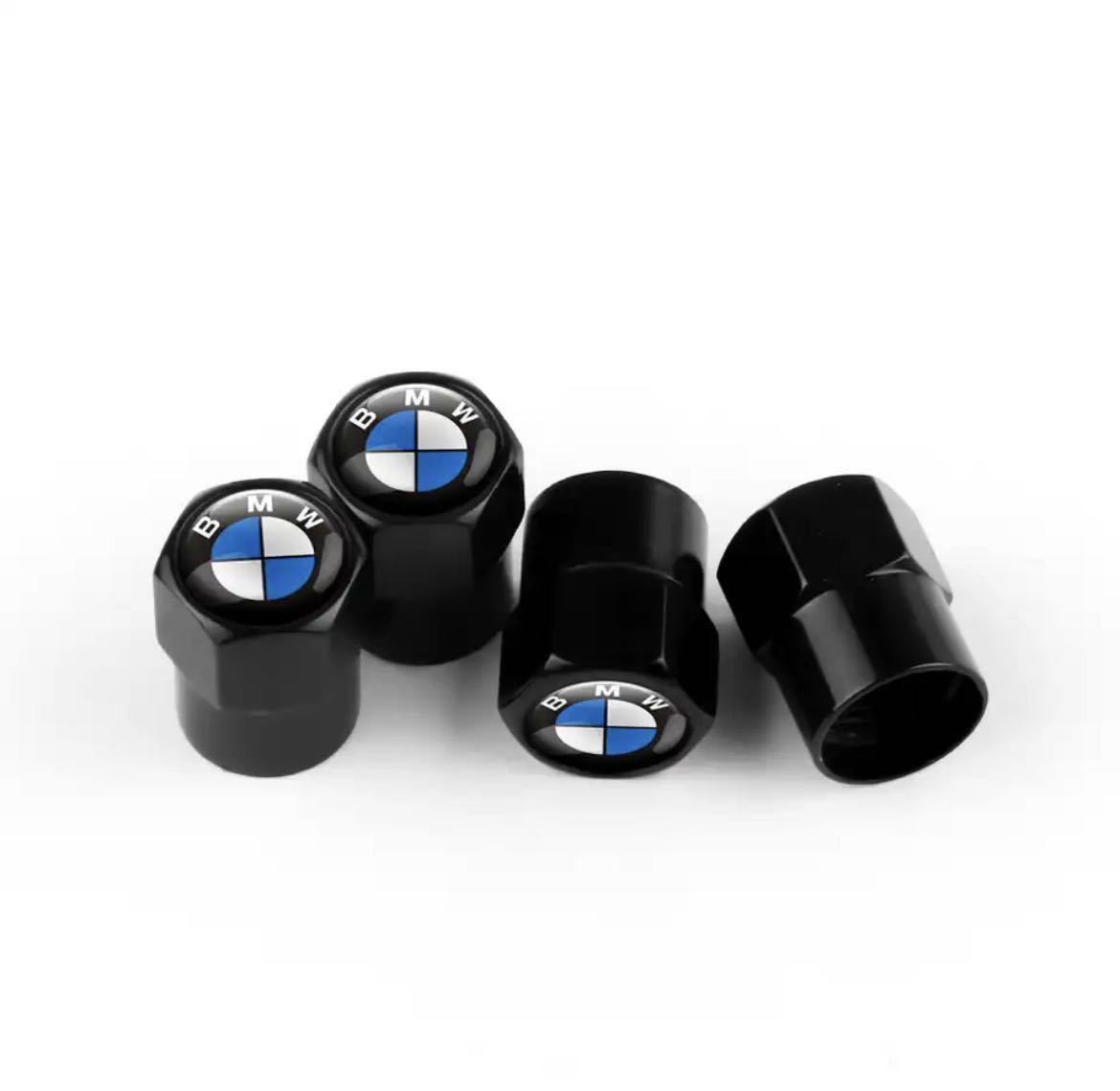 BMW エア バルブキャップ　ブラック E60 E61 E65 E66 E70 E71 E81 E83 E85 E87 E89 E90 E91 E92 E93 F01 F07 F10 F11 F20 F30 F31 F36…_画像1