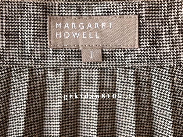 MARGARET HOWELL マーガレットハウエル 2018 パピートゥース アコーディオンプリーツ スカート 64,800円 新品同様