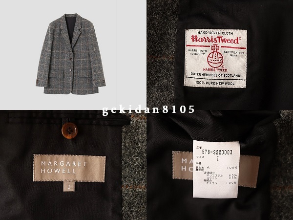 MARGARET HOWELL × HARRIS TWEED マーガレットハウエル 2019 MARGARET HOWELL × HARRIS TWEED マーガレットハウエル 2019