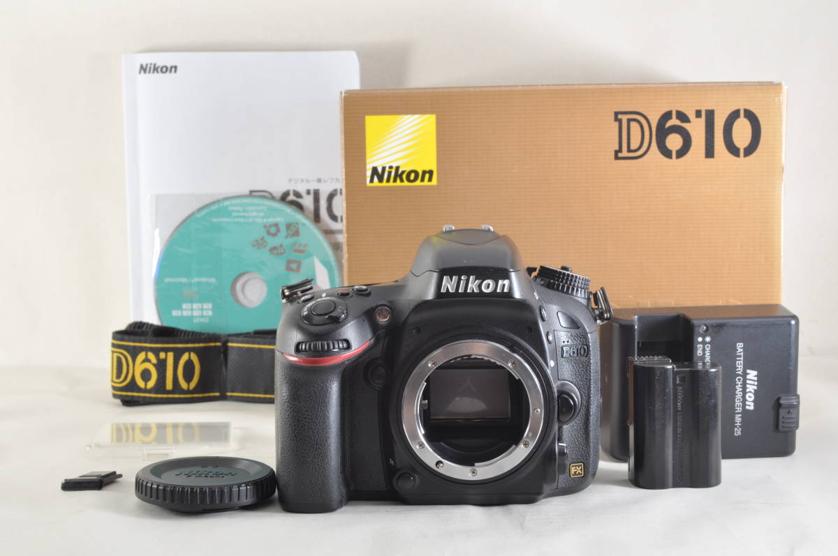 超人気 ☆極上級☆Nikon ニコン D610 ボディ 元箱付き！シャッター数