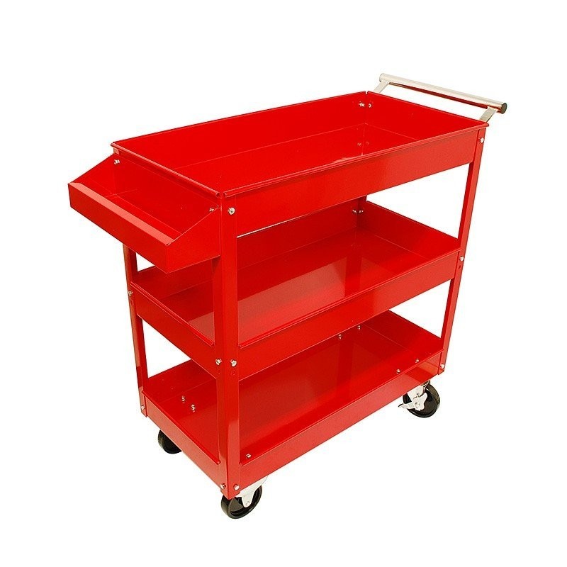ツールカート 3段 赤 メンテナンスカート 工具箱 道具箱 10150 A
