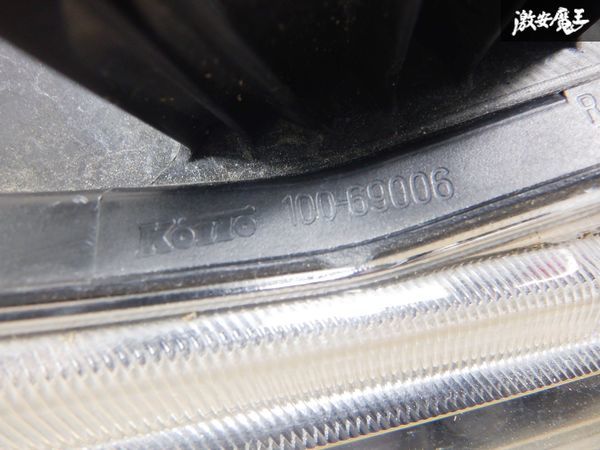 点灯確認済み！ ダイハツ 純正 LA400 コペン LED ヘッドライト ヘッドランプ 右 右側 運転席 KOITO 100-69006 即納 棚23Q_画像9