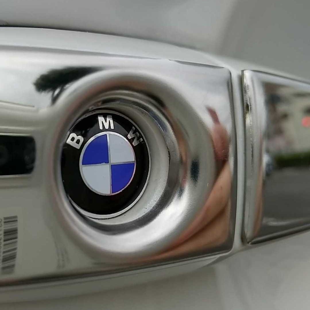 2個セット BMW ビーエムダブリュー 3D クリスタルエンブレム 14mm 鍵穴マーク 鍵穴隠し キーレス ブラック do_画像7