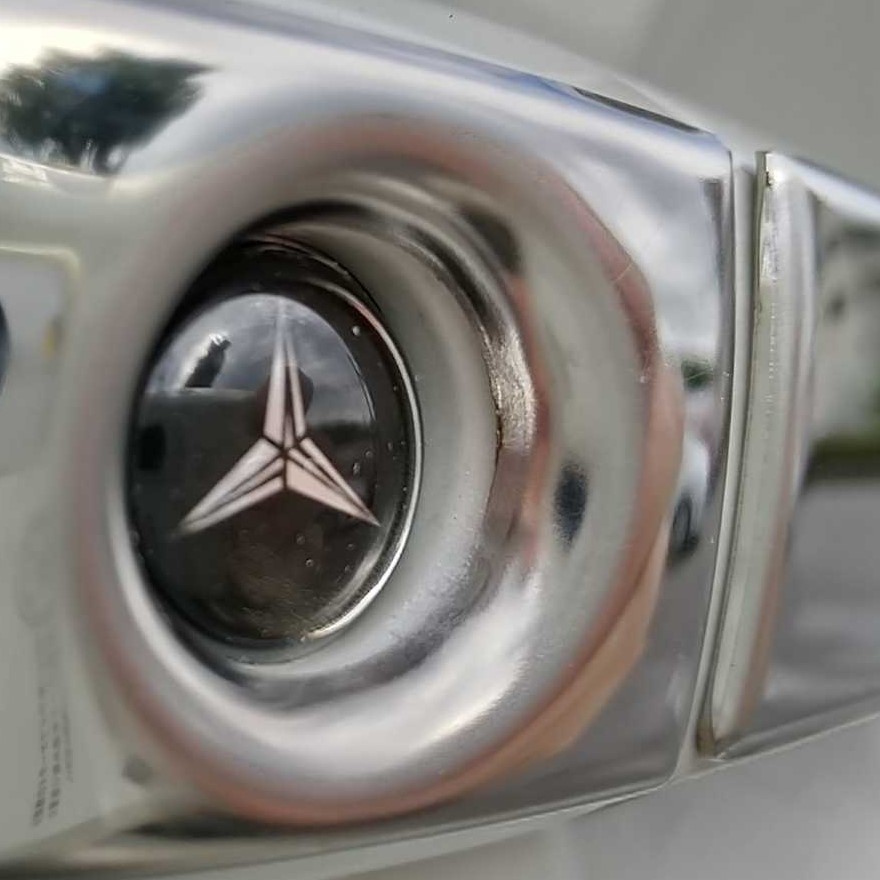 Mercedes Benz メルセデスベンツ 3D クリスタルエンブレム 14mm 鍵穴マーク 鍵穴隠し キーレス PETRONAS ペトロナス sd_画像6