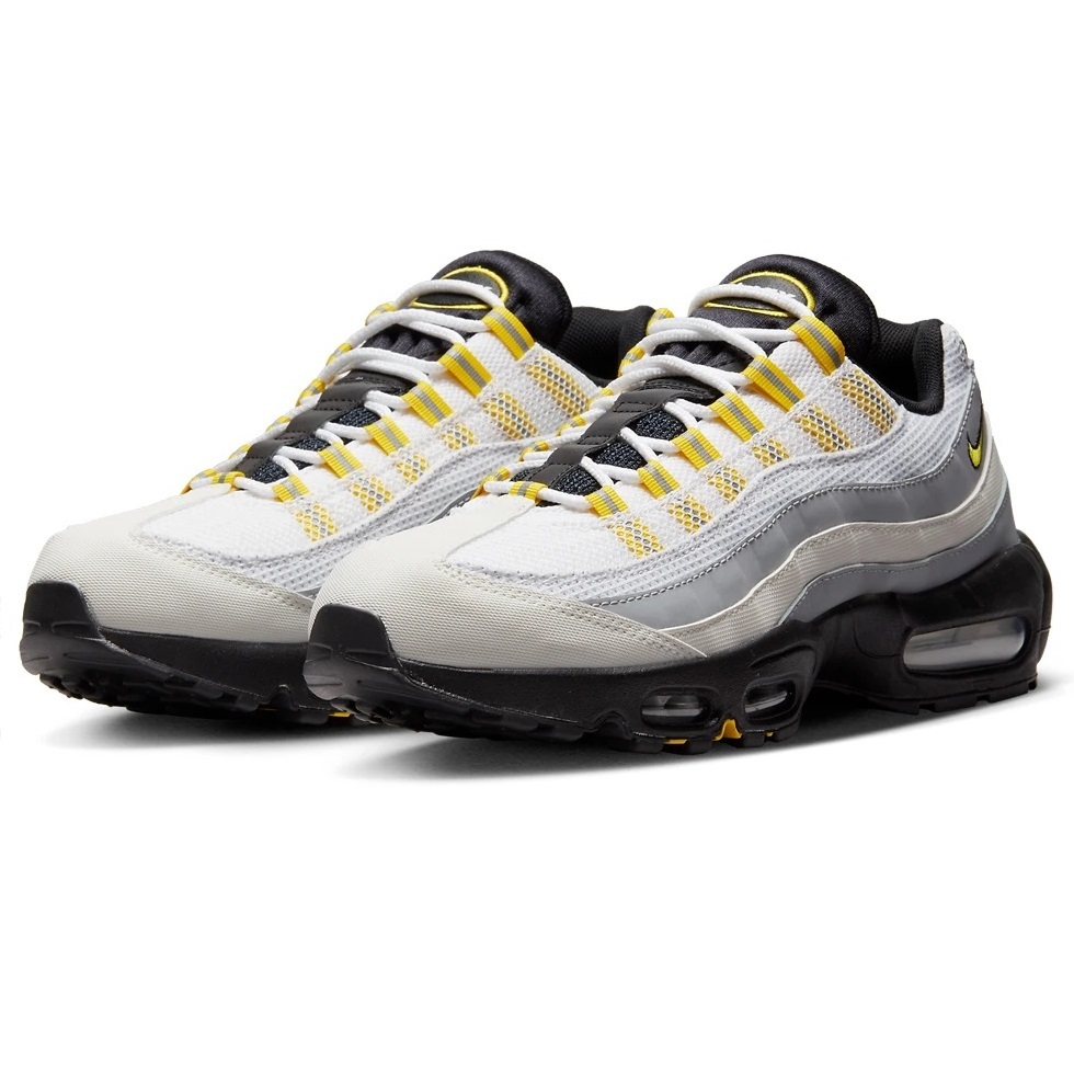 ■ナイキ エア マックス 95 エッセンシャル ホワイト/イエロー/ブラック/グレー 新品 26.5cm US8.5 NIKE AIR MAX 95 ESSENTIAL DQ3982-100_画像6