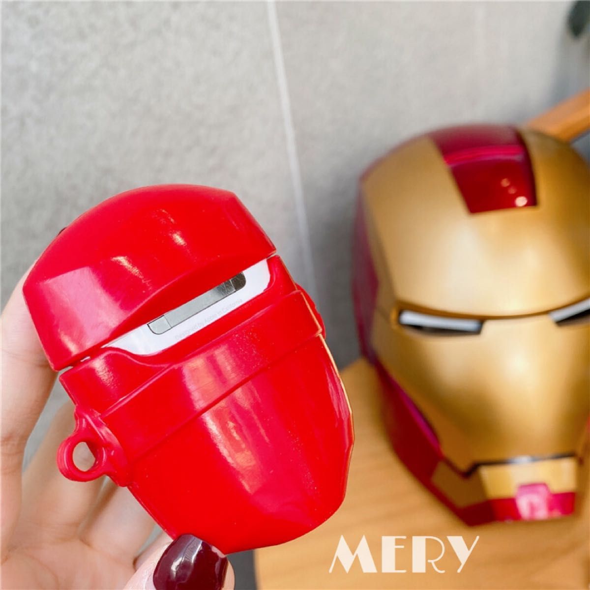 アベンジャーズ アイアンマン 3D Airpods 1/2 エアーポッズ ケース カバー