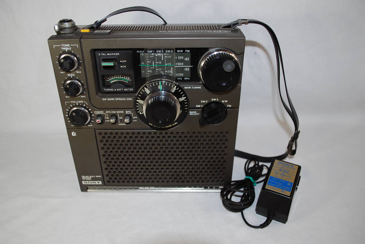 H04 SONY ICF-5900 スカイセンサー マルチバンドレシーバー ラジオ 放送の受信確認済