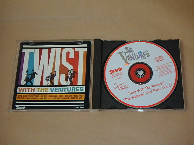 Twist With Ventures / Ventures Twist Party 2　/　 ザ・ベンチャーズ（Ventures）　/　輸入盤CD_画像2
