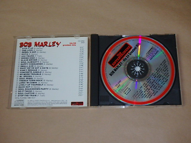 ボブ・マーリィー CD3枚セット　/　Exodus　/　Bob Marley & The Wailers　/　24 Greatest Hits　（EEC盤）_画像3