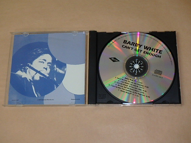 Can't Get Enough　/　 バリー・ホワイト（Barry White）/　US盤　CD_画像2