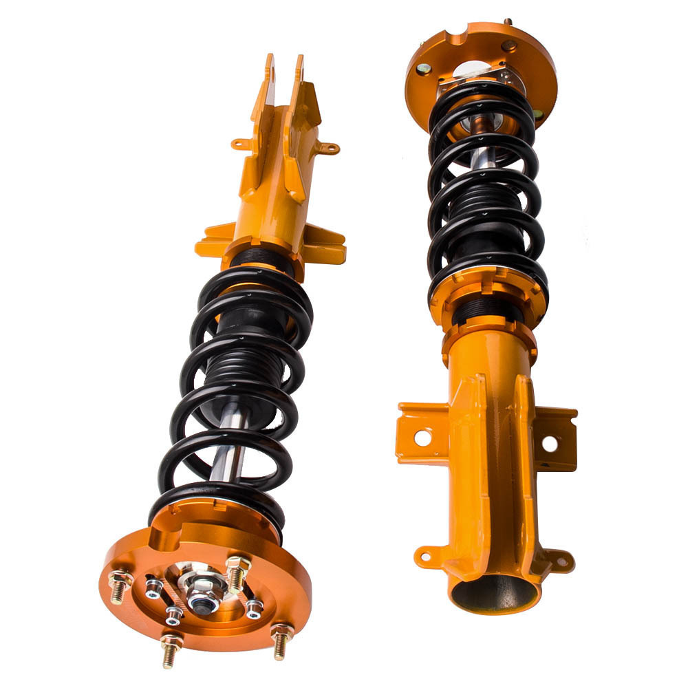  shock absorber Ford Mustang suspension 05-14 total length adjustment type yellow Maxpeedingrods