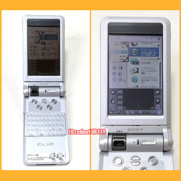 ○PDA○SONY CLIE PEG-NX70V サテンシルバー ほぼ新品 動作品 Palm OS