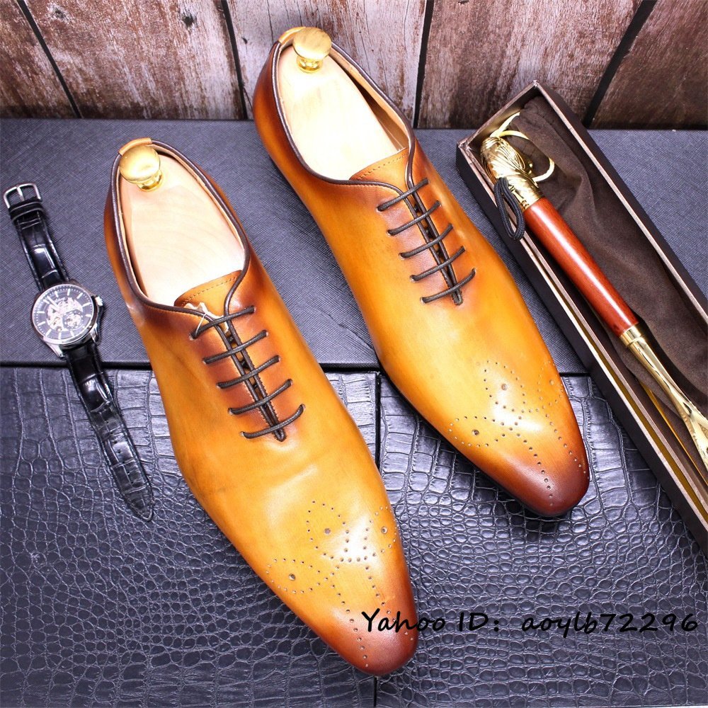 大人の上質 革靴 フォーマル 紳士靴 最高級 本革レザーシューズ 彫り