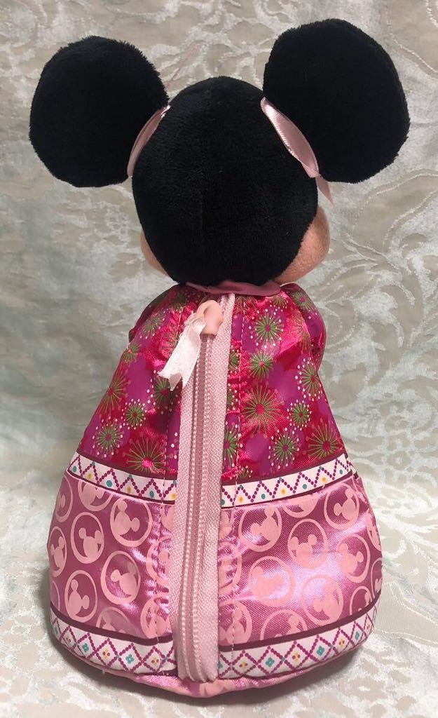  Hong Kong Disney Minnie Mouse soft toy pouch minnie minnie Chan Hong Kong Disney Hong Kong Disney Land * laundry settled 