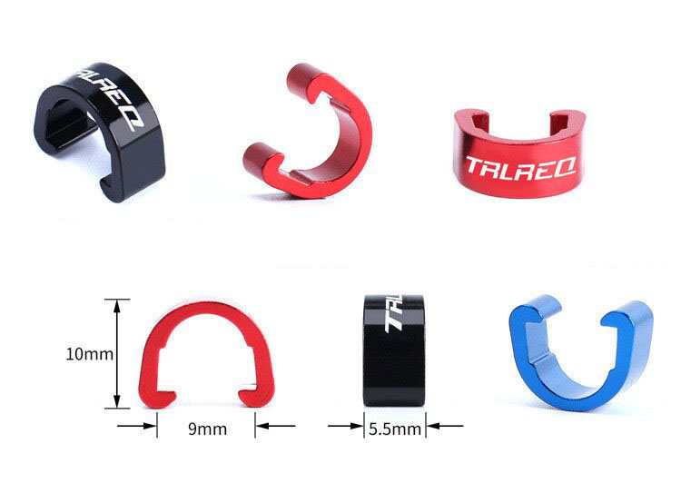 (s624) brake cable * tube clamp aluminium anodized aluminum 