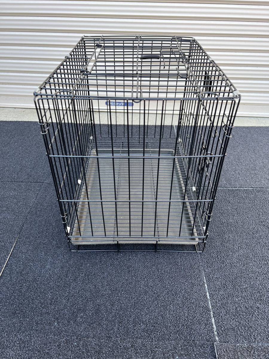 [ new arrival ] domestic stock! easy assembly! pet cage folding type cat small size dog a Hill rabbit pet kennel cat ..[52x35x43.] black ②