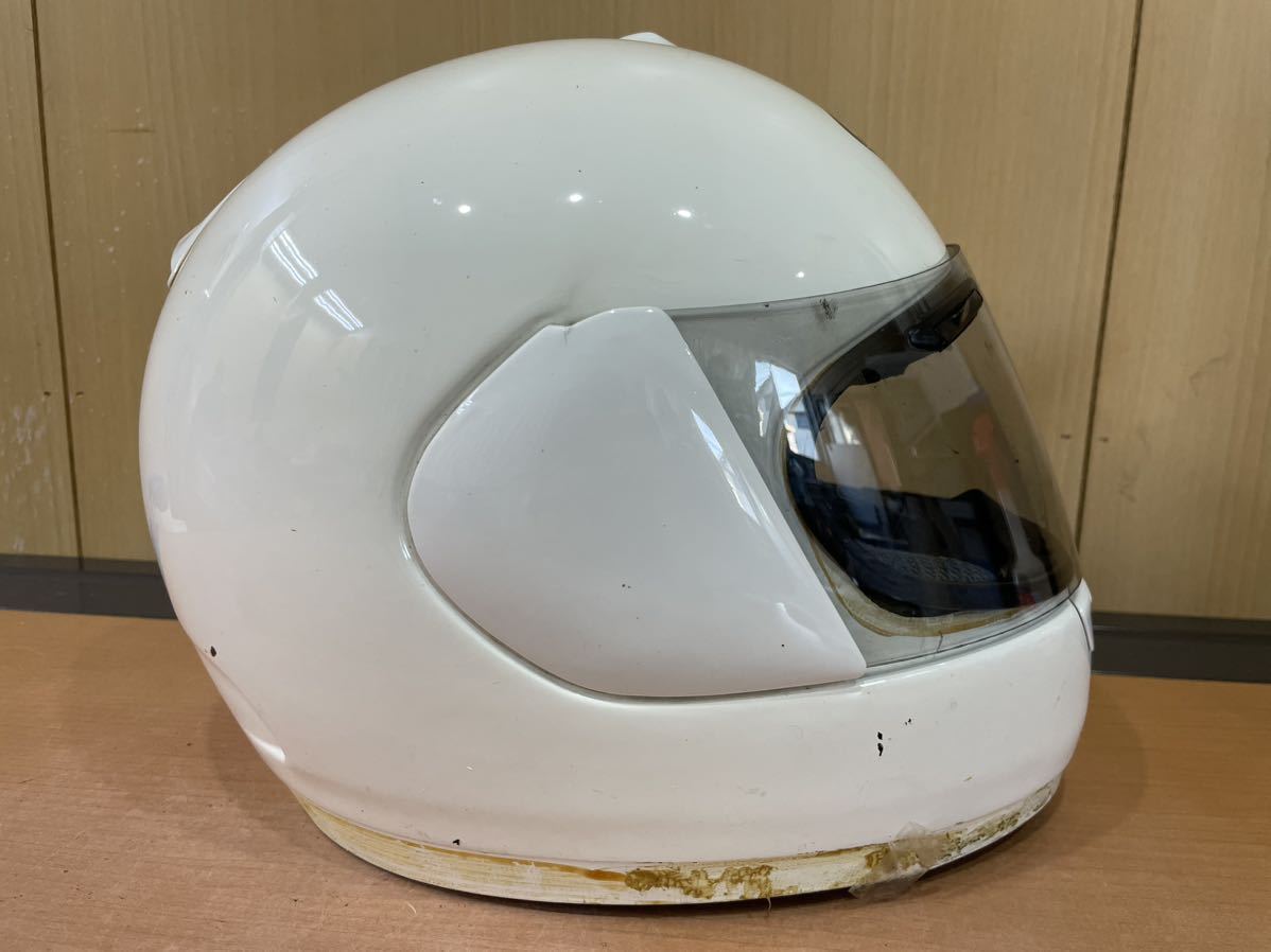 RM5743 Arai アラ フルフェイスヘルメット ホワイト サイズ 57.58 1006の画像4