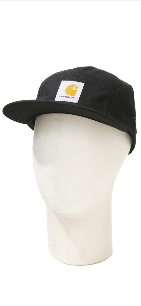 Carhartt WIP（カーハート ワークインプログレス）ユニセックス 帽子 Cロゴスクエアラベル 5パネルジェットキャップ バックレーキャップ の画像3