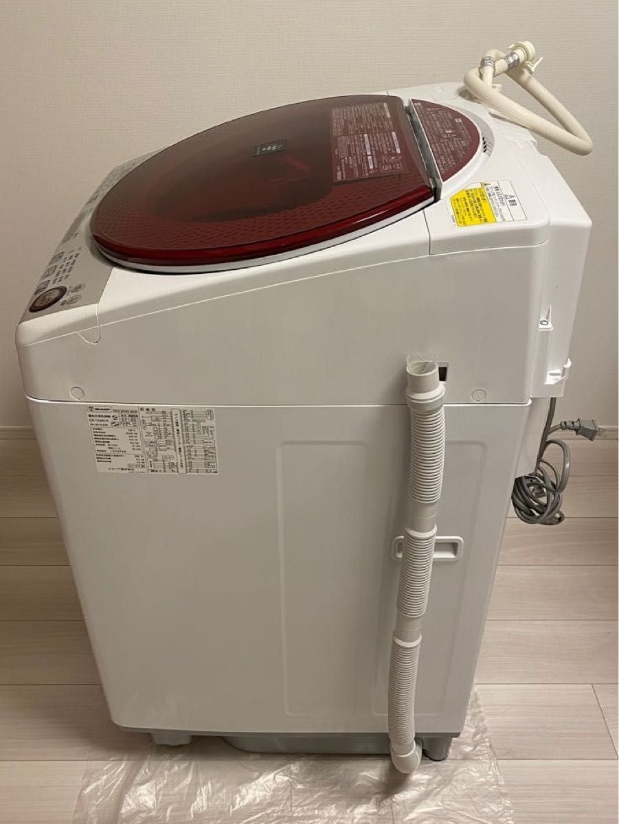 SHARP 洗濯乾燥機 ES-TX840-R 2015年式 8kg/4 5kg シャープ SHARP 洗濯乾燥機 ES-TX840-R 2015年式 8kg/4 5kg シャープ