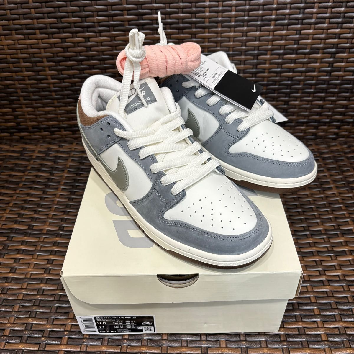 堀米雄斗 ユウト ホリゴメ×ナイキ SB ダンク ウルフグレー Nike SB