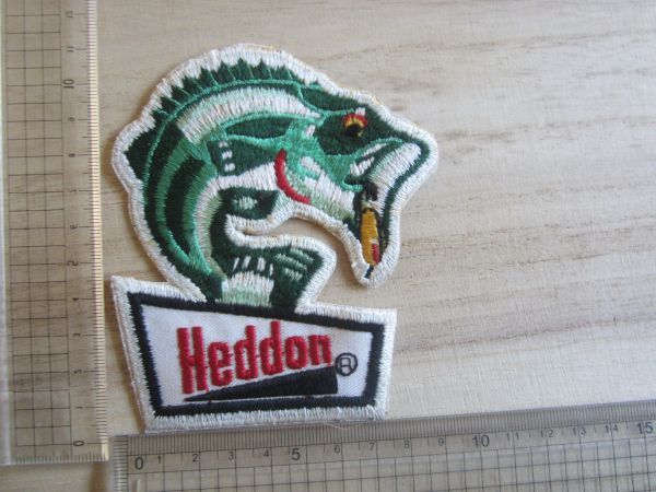 ビンテージ Heddon へドン ジャンピングバス ワッペン/釣り バス釣り タックル 海釣り ベスト キャップ バッグ カスタム 03_画像6