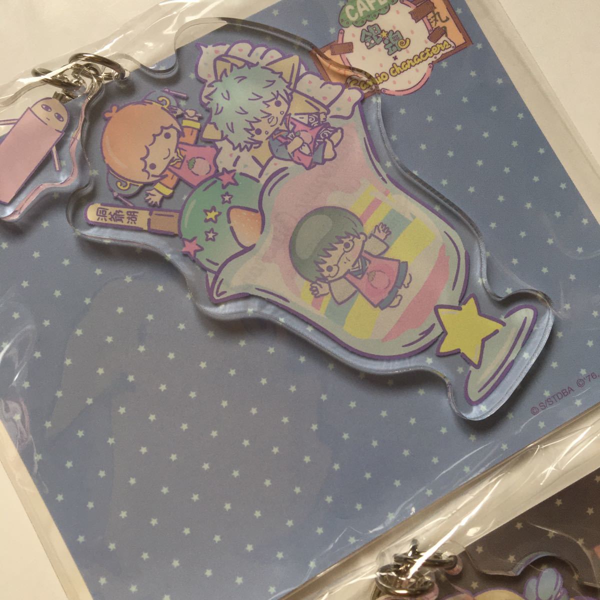 銀魂 サンリオキャラクターズカフェ アクリルキーホルダー 万事 銀魂 サンリオキャラクターズカフェ アクリルキーホルダー 万事