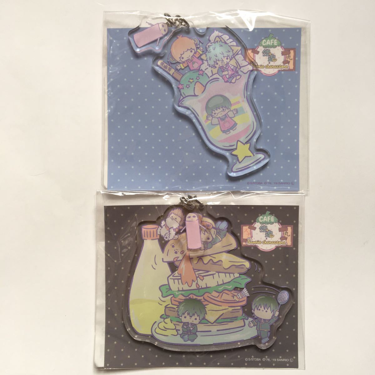 銀魂 サンリオキャラクターズカフェ アクリルキーホルダー 万事 銀魂 サンリオキャラクターズカフェ アクリルキーホルダー 万事
