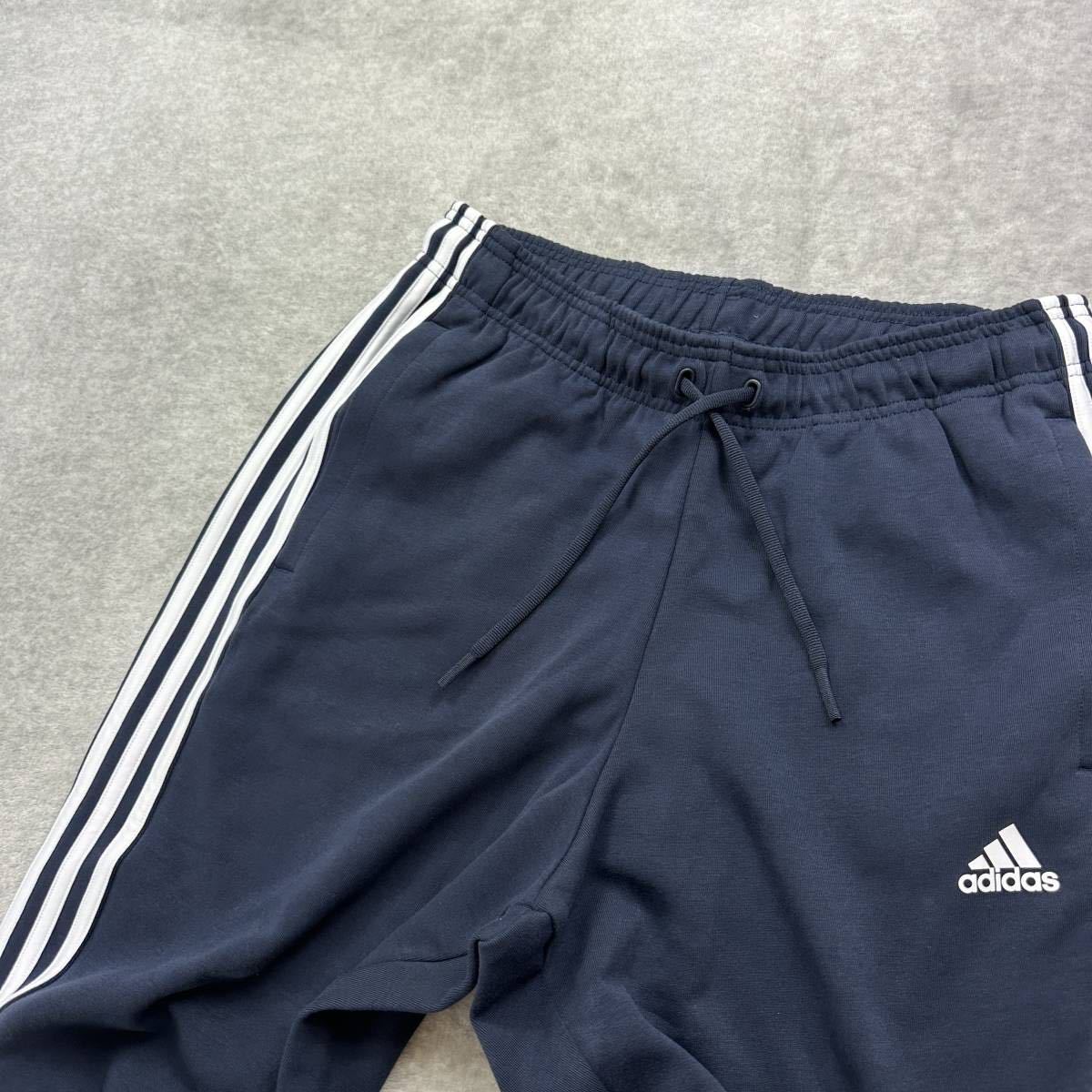 【格安送料】新品未使用 adidas XLサイズ ジョガーパンツ アディダス スウェット ボトムス ジャージ テーパード 3ストライプ ジム 正規品_画像2