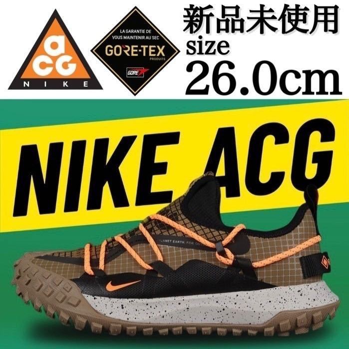 GORE-TEX 新品未使用 26.0cm NIKE ACG MOUNTAIN FLY ナイキ マウンテンフライ 登山 トレイル トレラン ゴアテックス 箱無し 国内正規品_画像1