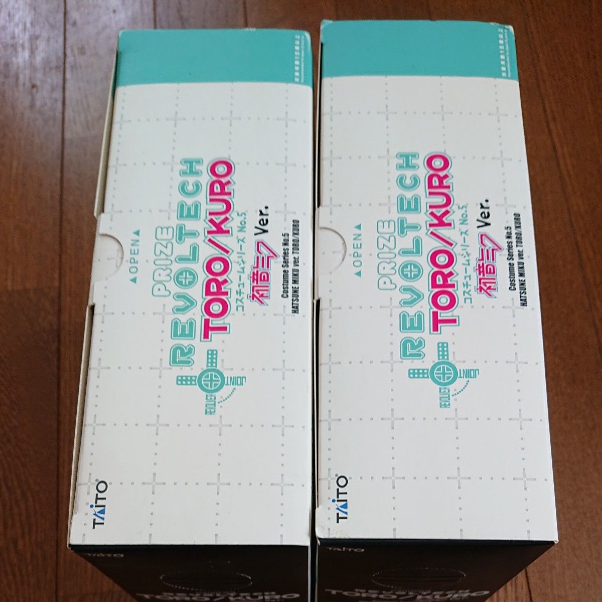 【新品・未開封】REVOLTECH 初音ミク コスチューム トロ/クロ　2種類 新品・未開封】REVOLTECH 初音ミク コスチューム トロ/クロ 2種類