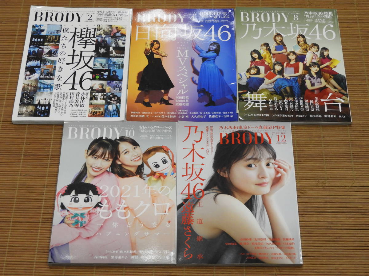 BRODY ブロディ 2015年～2021年/16冊セット Vol.1・2・4～　乃木坂46 欅坂46 グラビア雑誌 白石麻衣 山本彩 生田絵梨花 けやき坂48増刊号_画像4