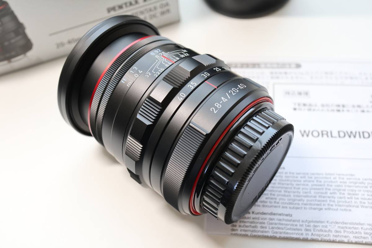 ■ペンタックス HD PENTAX-DA 20-40mm F2.8-4 ED Limited DC WR ブラック 極美品 ※防湿庫保管_画像3