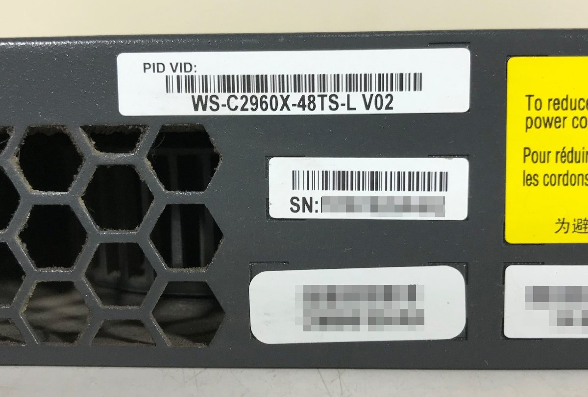埼玉発】【CISCO】Catalyst 2960-Xシリーズスイッチ WS-C2960X 埼玉発】【CISCO】Catalyst 2960-Xシリーズスイッチ WS-C2960X