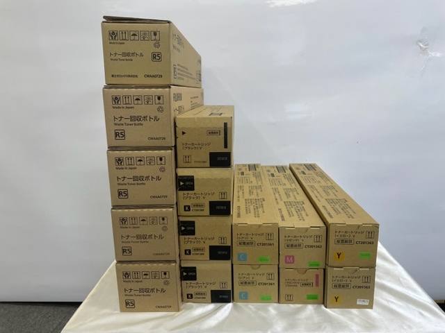 大阪発】【FUJIFILM】純正未使用トナー ☆CT201360~363 4色(Kx4,Cx2