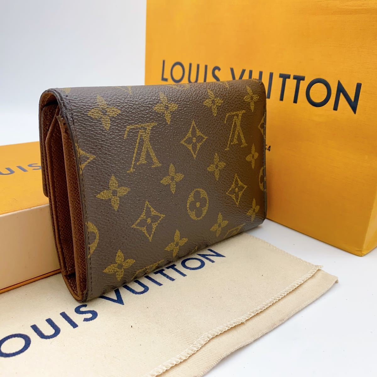 A2124【美品】LOUIS VUITTON ルイヴィトン モノグラム ポルト