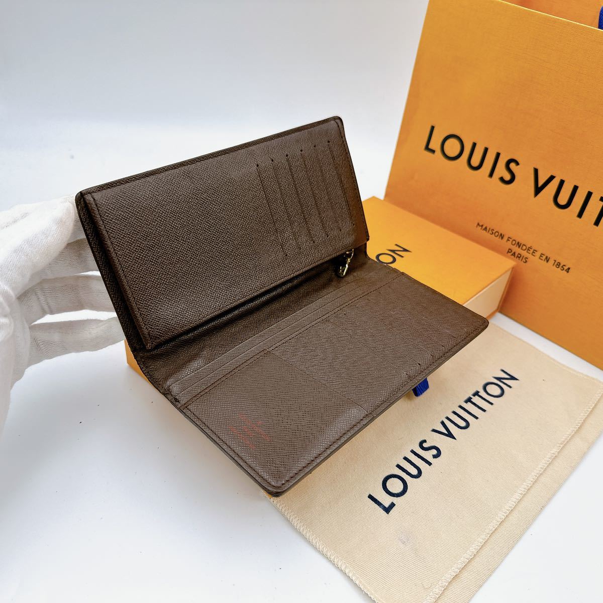 A2167【美品】LOUIS VUITTON ルイヴィトン ダミエ ポルトフォイユ