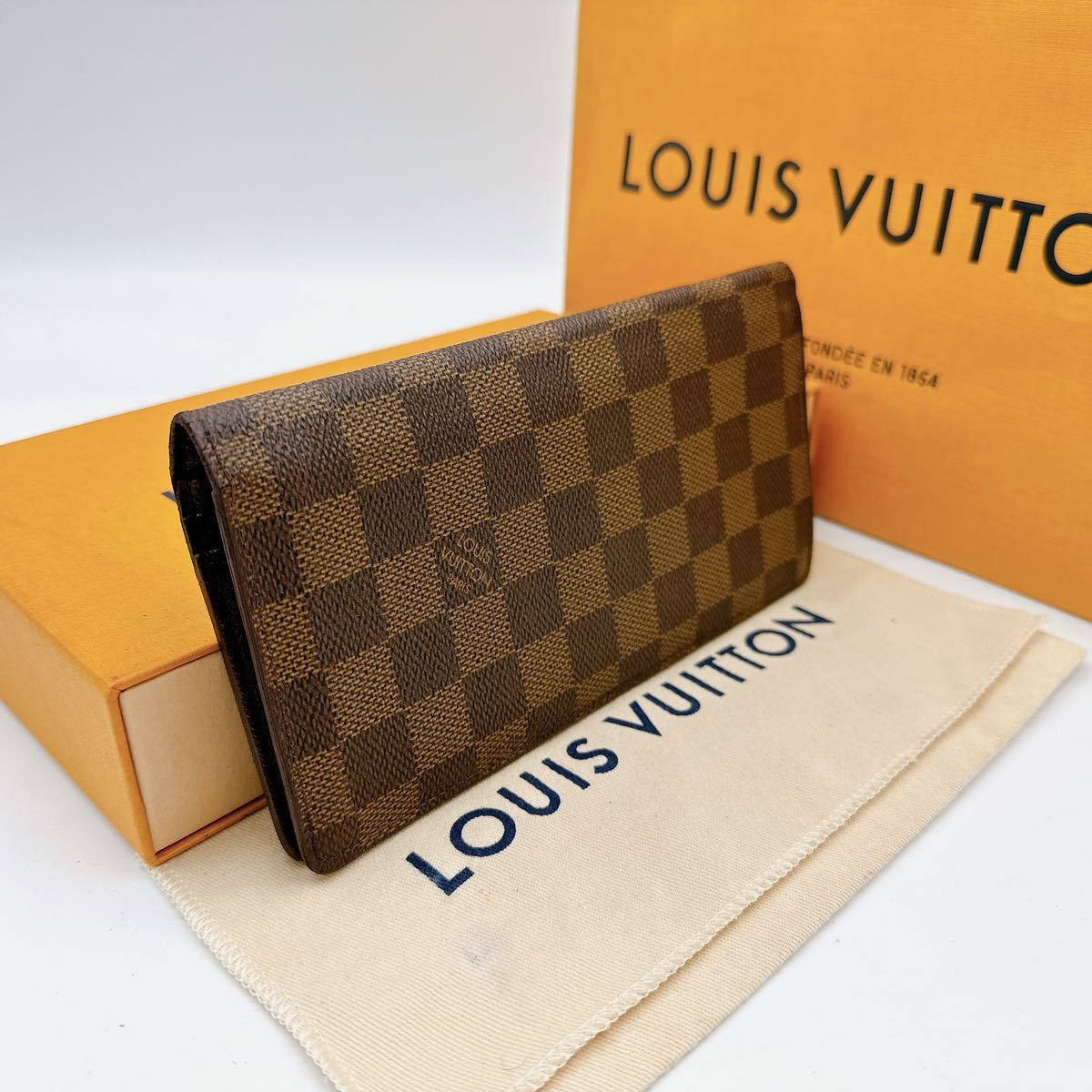 A2167【美品】LOUIS VUITTON ルイヴィトン ダミエ ポルトフォイユ