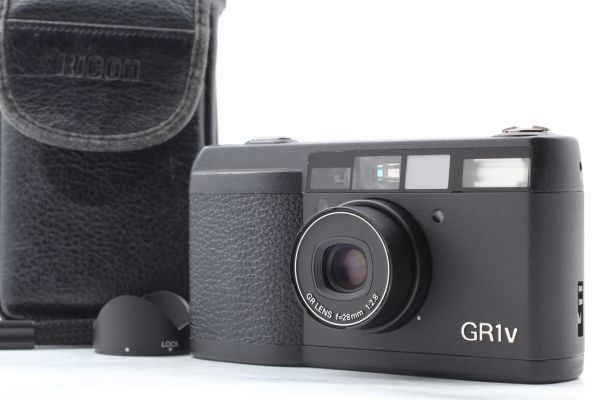 定期入れの Ricoh 液晶良好☆ GR1V ブラック カメラ フォルム