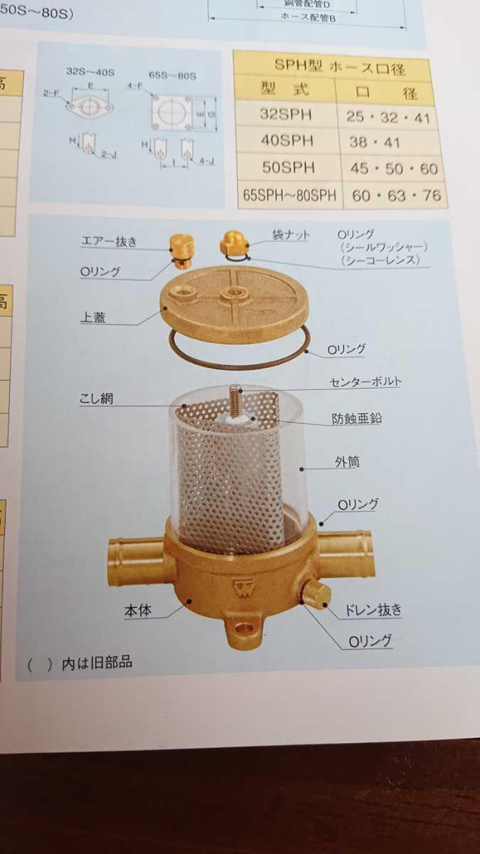 高澤製単式海水コシ器 交換部品(サイズ 25)_画像8
