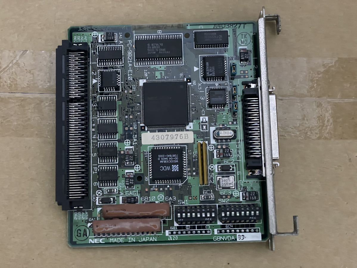 【動作確認済】PC-98用SCSIカード PC-9821A-E10 MATE A用縦SCSI_画像1