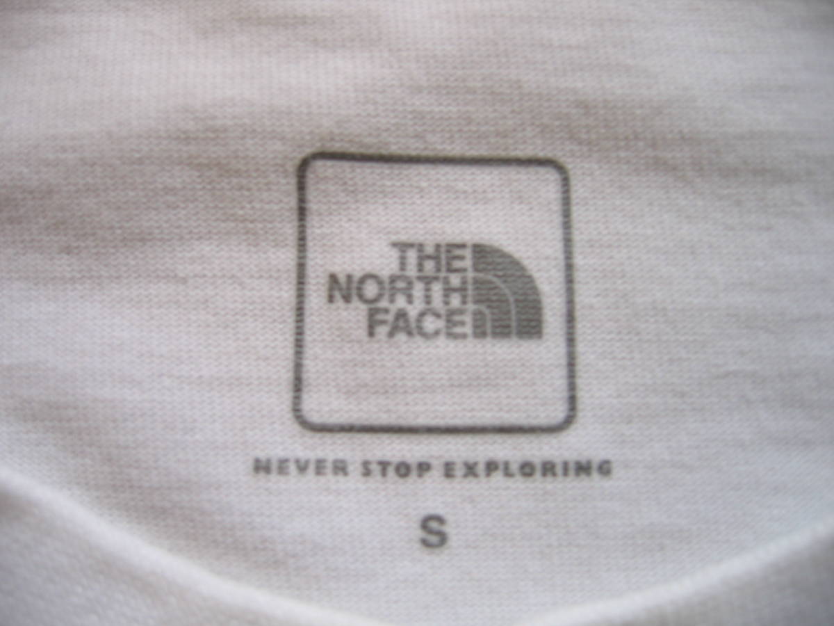 ノース・フェイス North Face 半袖 Tシャツ パネル ボーダー 白 黒 サイズ S_画像5