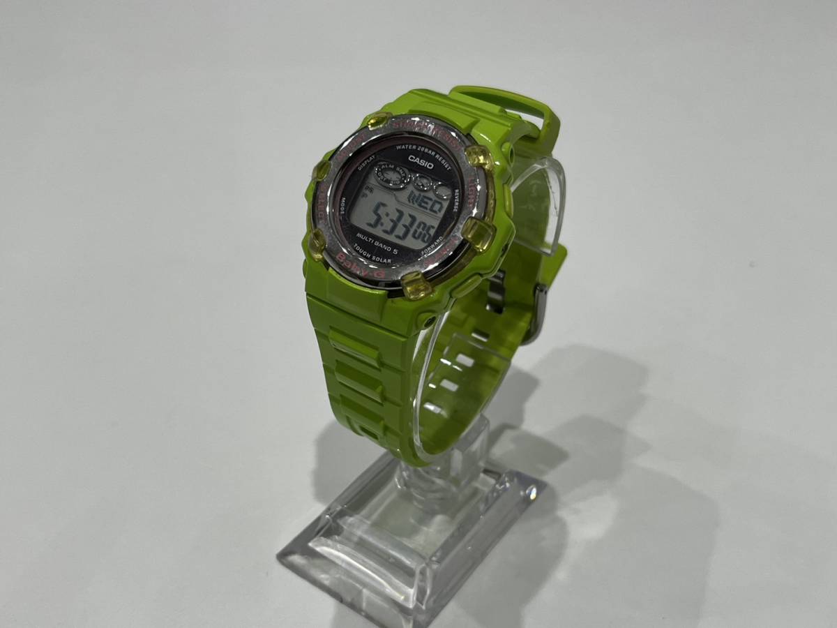 稼働品 CASIO Baby-G BGR-3002K 電波ソーラー デジタル 腕時計　630